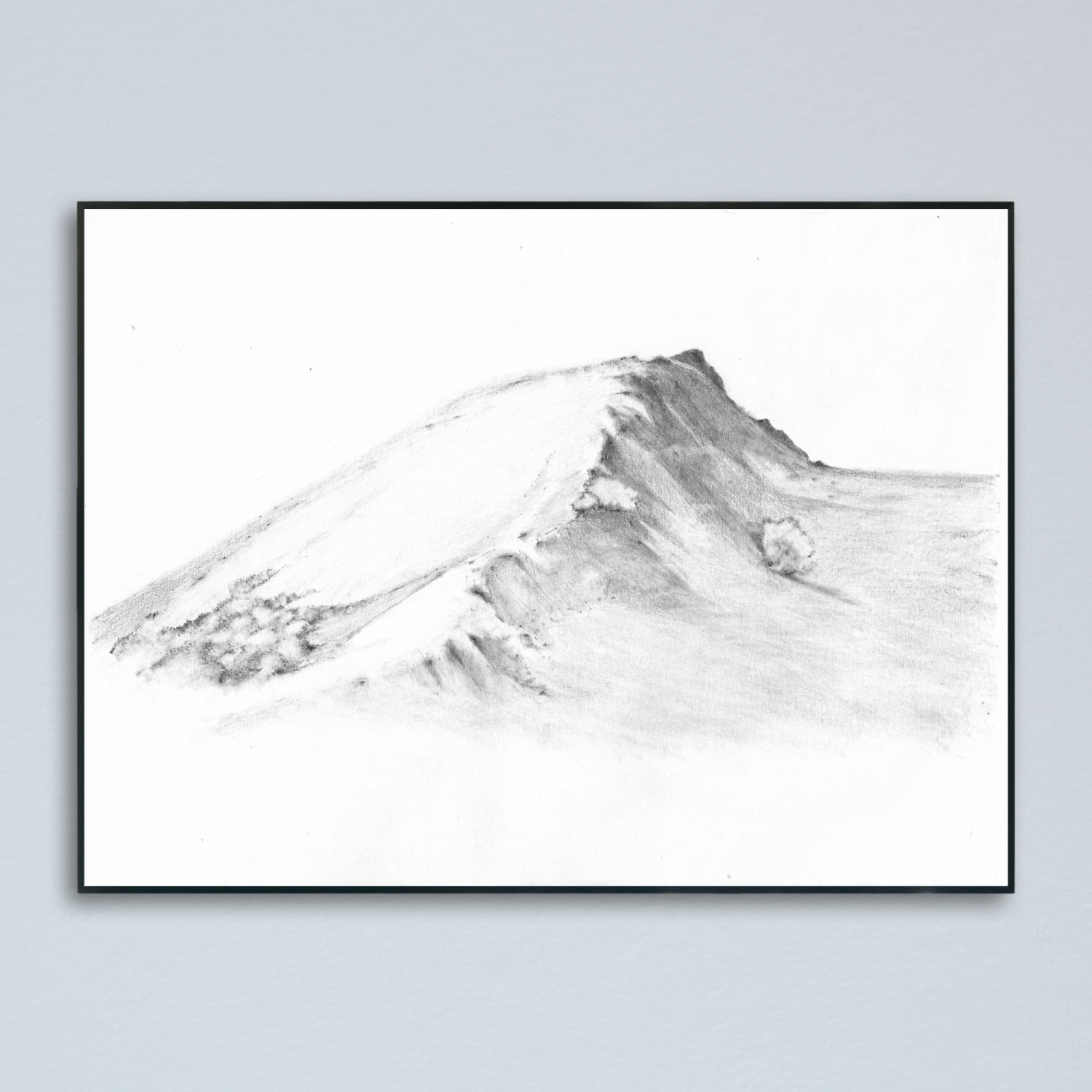 Chrome Hill (The Dragon’s Back) in pencil