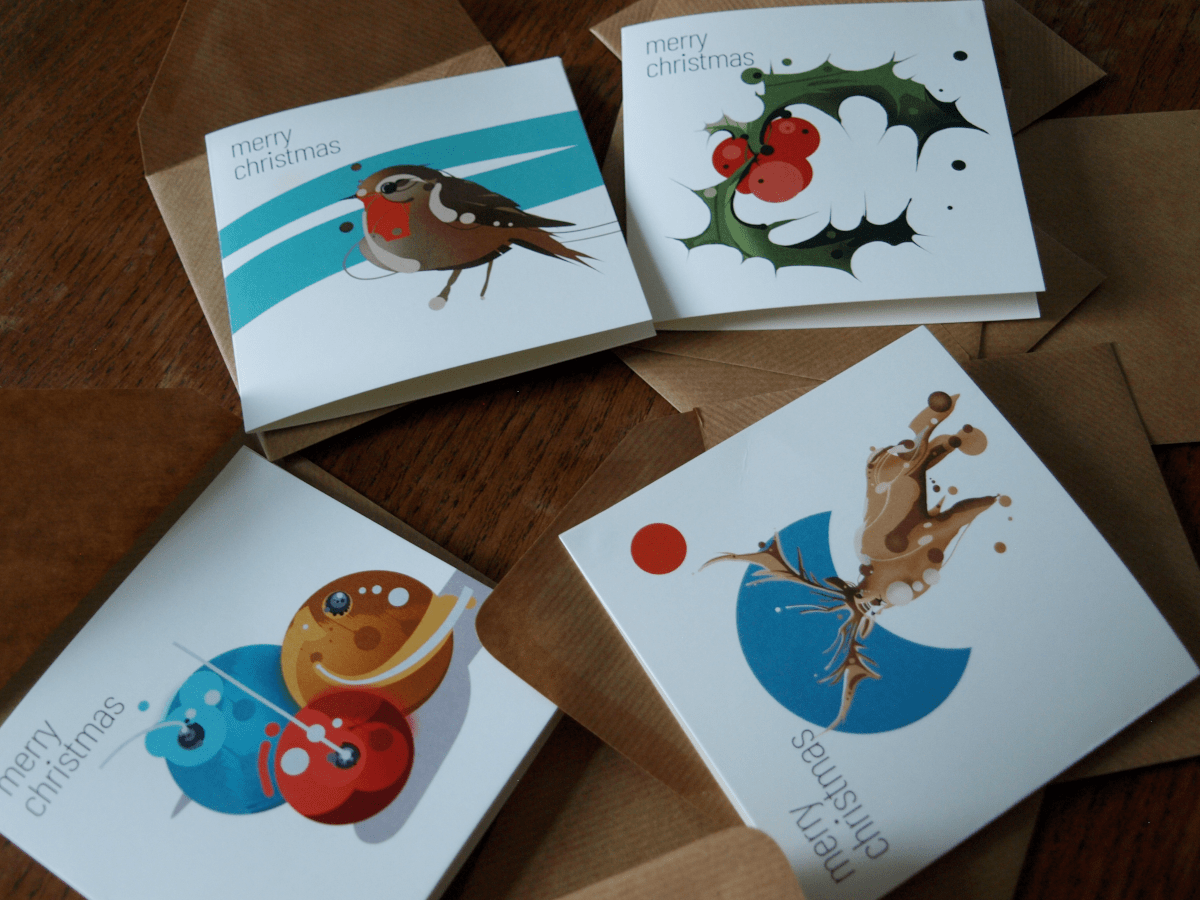 Artistic Christmas cards
